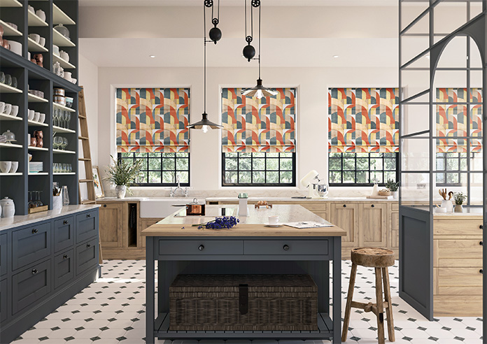 Varadero Velvet, Russet - Motorised Roman Blind - Image 5